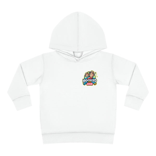 Hooked on My Dad - Toddler Fishing Hoodie