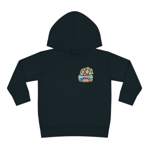 Hooked on My Dad - Toddler Fishing Hoodie