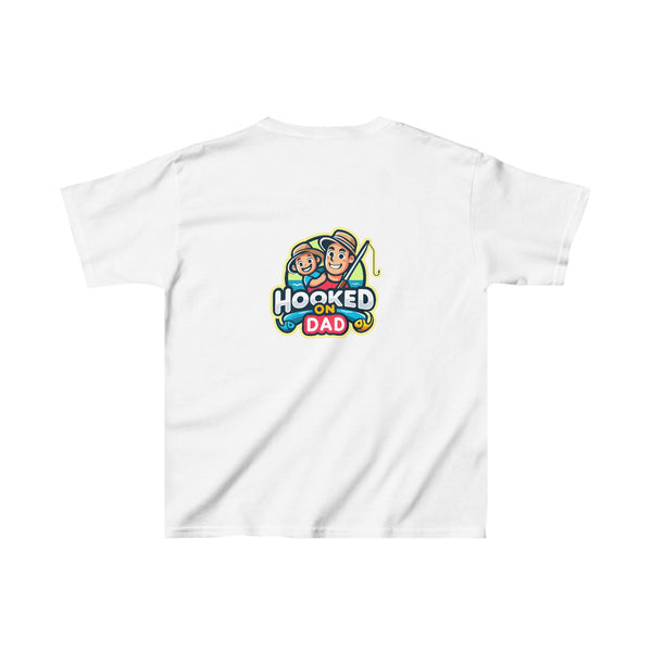 Hooked on My Dad - Kids Tee